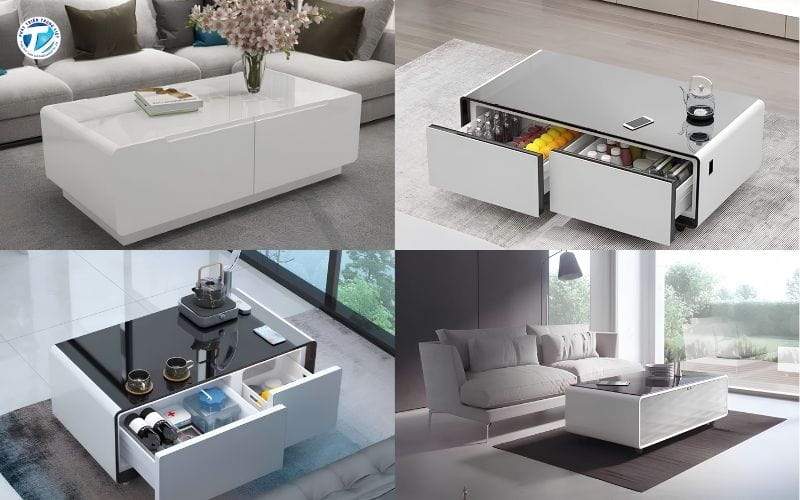 Đánh giá chi tiết Top 5 mẫu bàn trà tủ lạnh đẹp, hiện đại nhất hiện nay